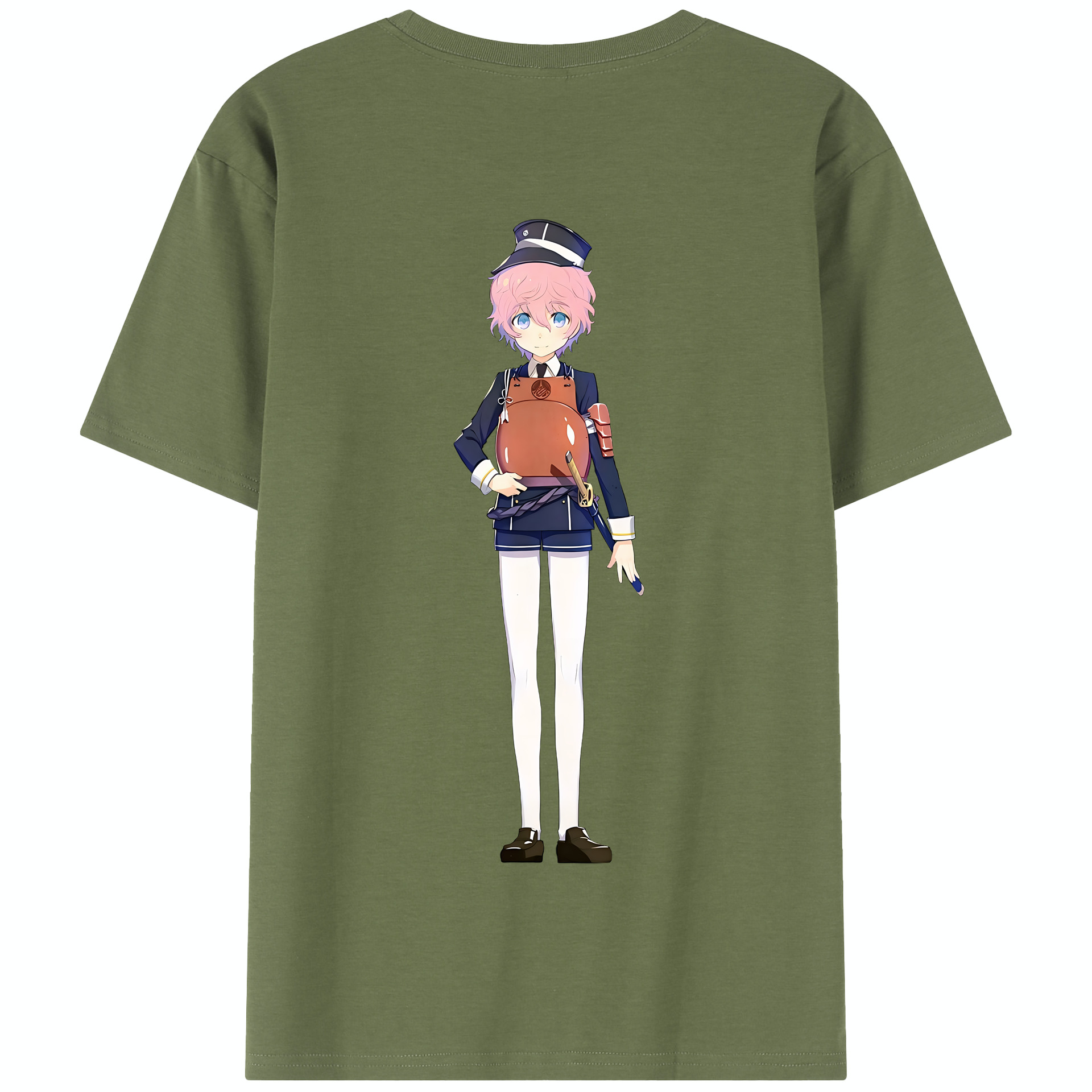 （画像用） 刀剣乱舞 Touken Ranbu 綿100％半袖Tシャツ（背面プリント）